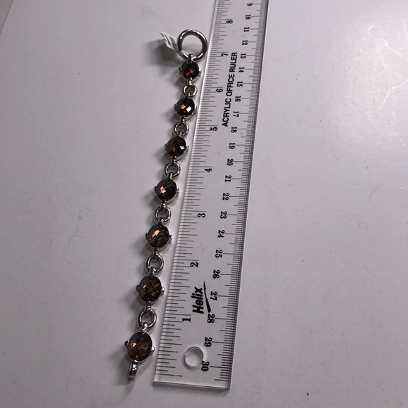 Amber Silver Bracelet. 925 Silver. Made in Italy. - Picture 4 of 5